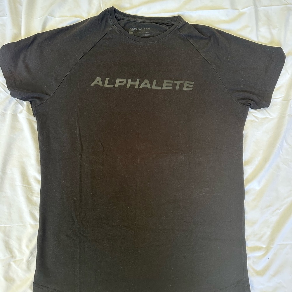 ALPHALETE SHIRT - Black size Medium